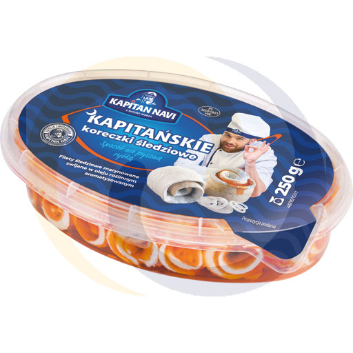 [53429000KNV] Капитан Сельдь Роллы 250г