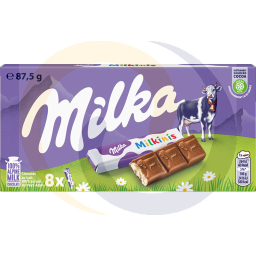 [57020100DAN] Milka Milkinis Chocolade 87,5g/20st Mondelez