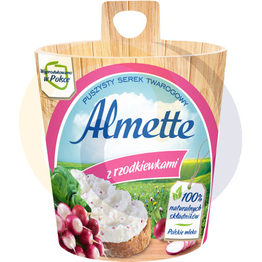 [58858000HOC] Алметте с редисом Пуховатый творог 150 г