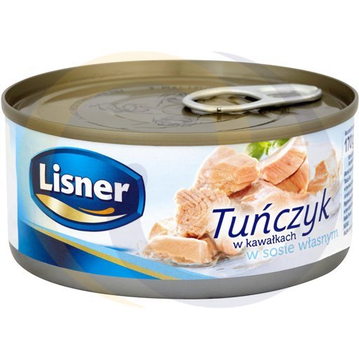 [62179000LIS] Кусочки тунца в соляном растворе 170 г Lisner