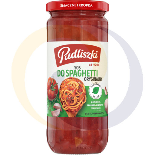 [71269100PUD] "Pudliszki" Spaghettisaus origineel 480 g