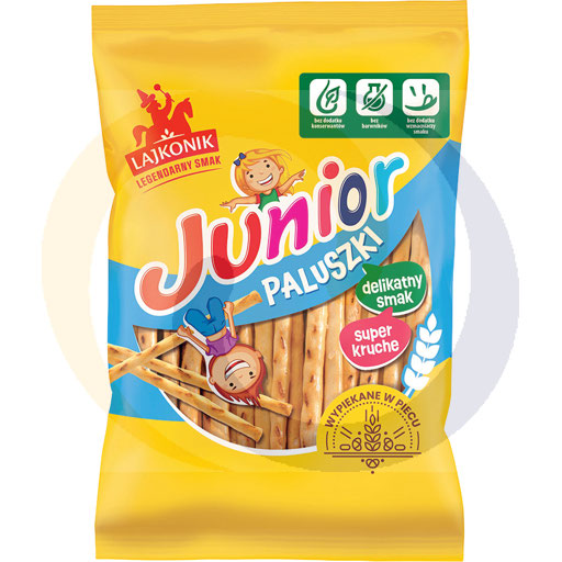 [74285000LAJ] Lajkonik Junior Vanillegebakken Pretzel Sticks 60 g