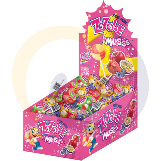 [75609100MIE] Zozole Muss lollipops mix van smaken 10g/40st/10dozen Mieszk