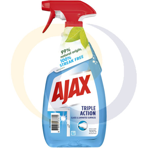 [76269000CLG] Ajax Drievoudige Actie Glasreiniger 0,5l/12stuks