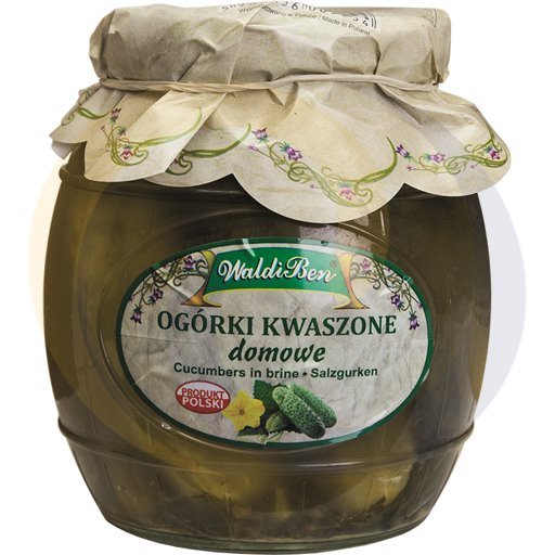 [76592000WAL] Zelfgemaakte ingelegde komkommers, vat 770g