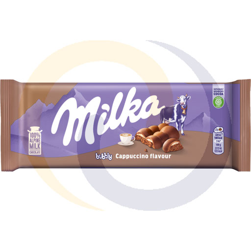 [85970100DAN] Milka chocolade bubbly cappuccino 97g/12st Mondelez