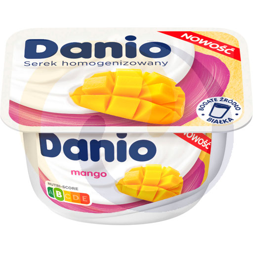 [86413000DAO] Гомогенный сыр. Danio манго 130г / 16шт Danone