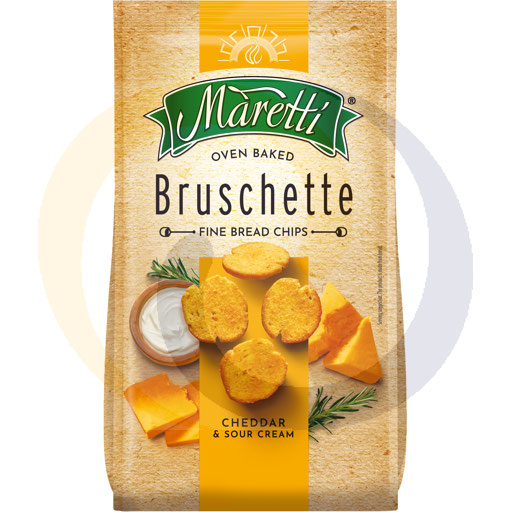 [87287100ITA] Брускетта Maretti с чеддером и кремом 70г/15 шт Italmex