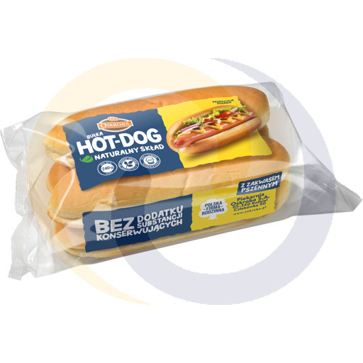[96236000OSK] Hotdogbroodjes Natuurlijke samenstelling 240g/8 stuks. Schra