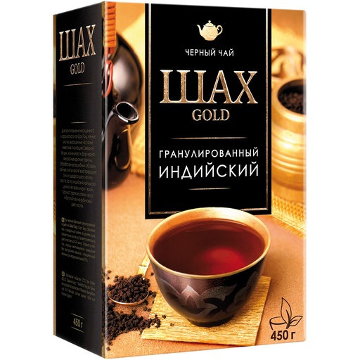 [58205] "Shah Gold" Zwarte Indiase thee, gegranuleerd.