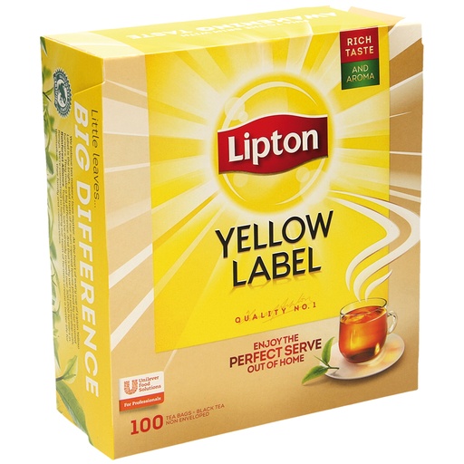 [58928] Zwarte Thee "Yellow Label" 100 St.