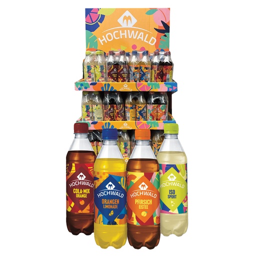 [60670D] Display. Hochwald 4 soorten, 240 st. x 0,5L