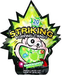 [0001020988] Popping candy green apple