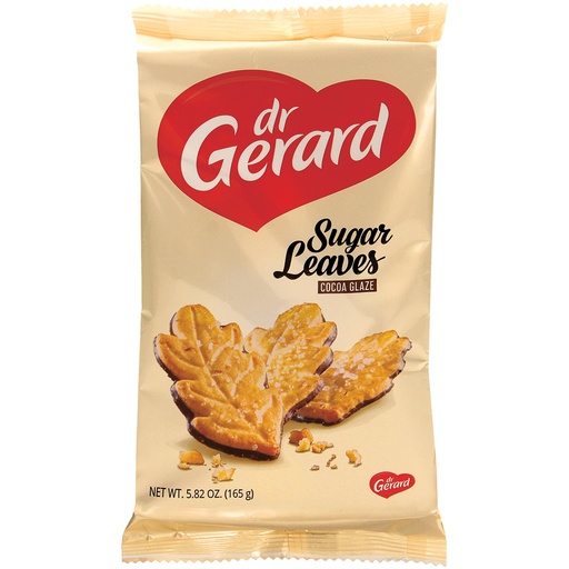 [79441] Печенье "Sugar leaves" на какаосодержащей глазури, посыпанно