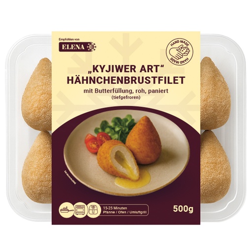[00453] "Kyijwer Art" Kippenborstfilet met boter vulling, rauw