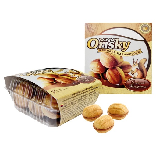 [0001021097] "Orechki" zandkoekjesvulling van 45% met geconcentreerd melk