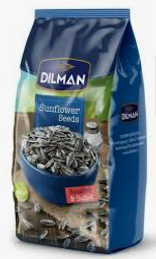 [0001021128] Dilman zwarte zonnebloempitten geroosterd en ongezouten 300g