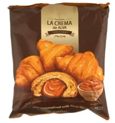 [0001021139] La Crema de Alva croissant met karamelvulling 210g