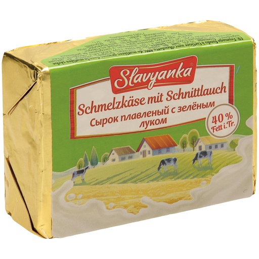 [18593] Smeerbare smeltkaas met bieslook, 40% vet i. Tr.