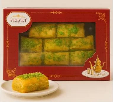 [0001021219] Velvet baklava met notenvulling 250g