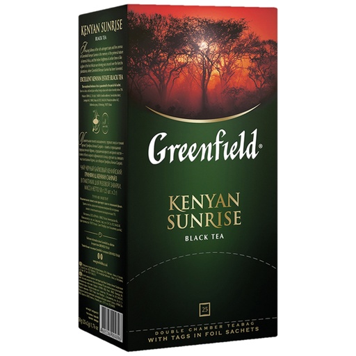 [58722] Чай черный "Greenfield Kenyan Sunrise" 25 x 2г