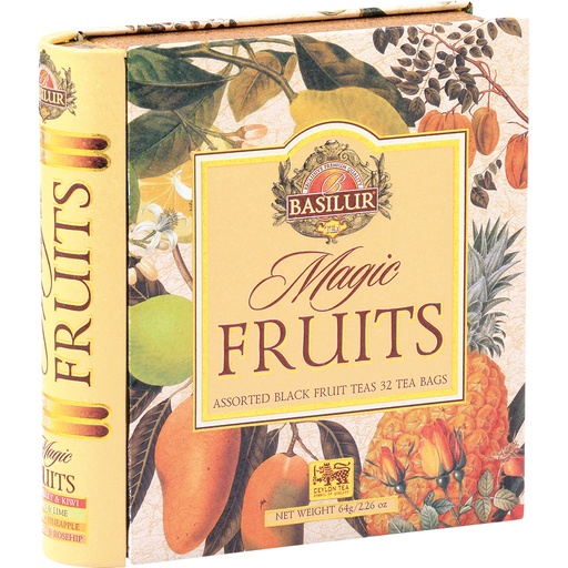 [58745] Theemix van 4 soorten zwarte ceylonthee "Basilur Magic Fruit