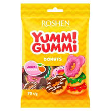 [0001021522] ROSHEN Yummi Gummi donuts jelly 70g