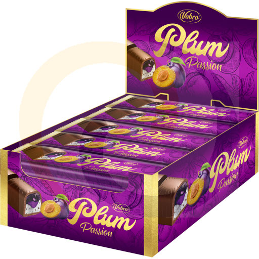 [14268100VOB] "Vobro" Pruimenreep Plum Passion 43 g