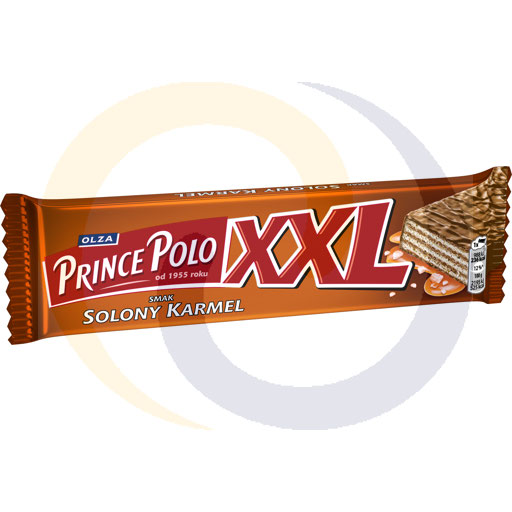 [49490100DAN] Принц Полос XXL вафли соленая карамель 45г
