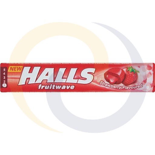 [56613000DAN] Halls Candy Aardbei 45g Jacobs