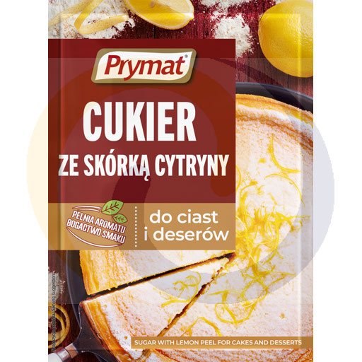 [67253000PRY] Prymat Suiker met Citroenschil voor Taart en Dessert 15 g