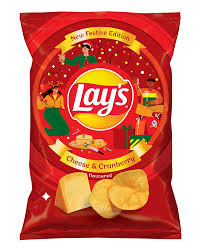 [92060100FRL] LAY’S Festive chips kaas-cranberry 130g