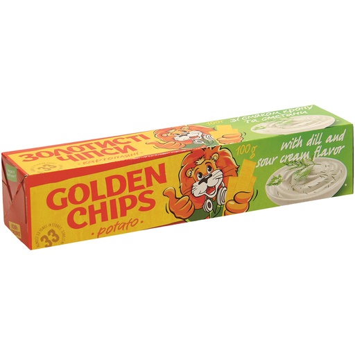 [82363] Gouden chips met zuurroom-dille-smaak