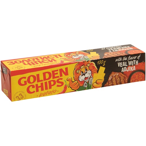 [82366] Gouden chips Vlees-Adjika-smaak