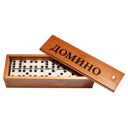 [0001021780] Domino in houten doos