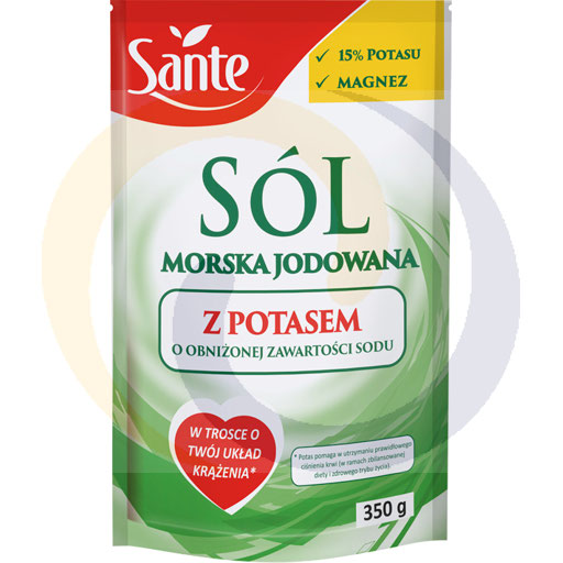 [34389000STE] Sante Laag Natrium Zeezout 350 g