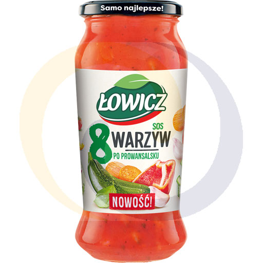 [82956000AGR] "Lowicz" Saus met 8 mediterrane groenten 500 g