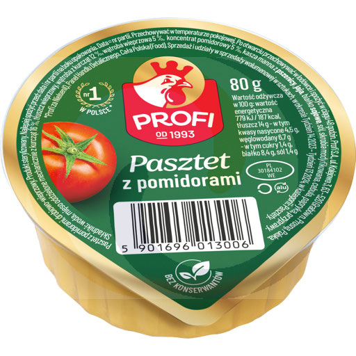 [991660002PR] Profi Varkens- en kippenpaté met tomaten 80g