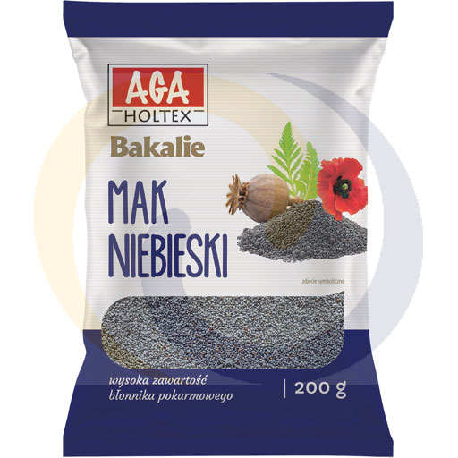 [14327100AGA] Blauwe maanzaad 200g/10st Aga Holtex