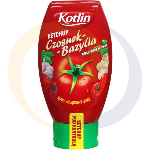 [68851000ARE] Кетчуп чесночный с базиликом 450г / 6шт E Agros Nova
