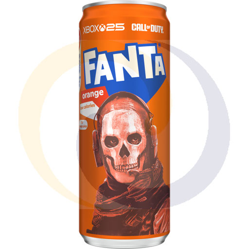 [17601200CCC] Koolzuurhoudende drank. Fanta Oranje blik 0,33l/24st DRS Coc