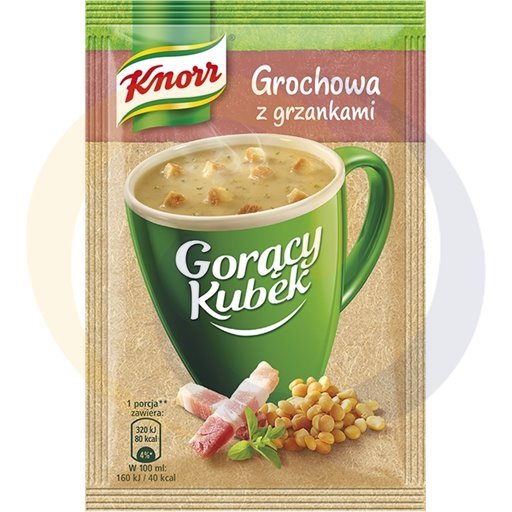 [53173000KNO] Кнорр Горячий Кубок Горохового Супа с Гренками 21 г
