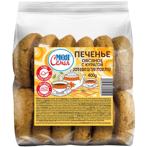 [79550] MOJA SEMJA Печеньe овсяное с курагой 3,6%