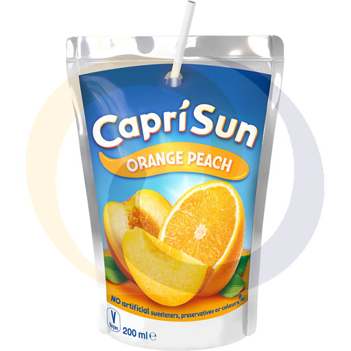 [21639300CPS] Capri Sun sinaasappel perzik drankzak 0,2l/10stuks