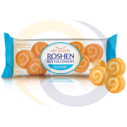 [35170300ROE] Klassieke Boterkoekjes 140g/12stuks Roshen
