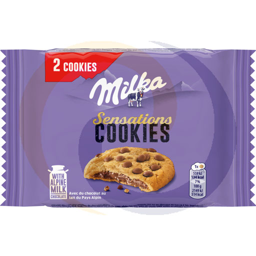 [45640100DAN] Milka Sens.choco binnenin koekjes 52g/24st Mondelez