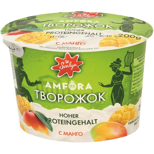 [18376] Творожок с манго,  высокое содержание белка, без лактозы