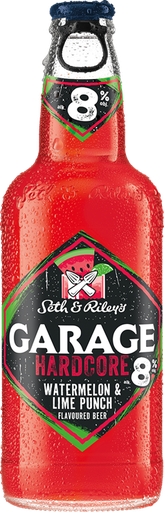 [0001022521] GARAGE Hardcore Watermelon en Lime punch 8% 0,4l