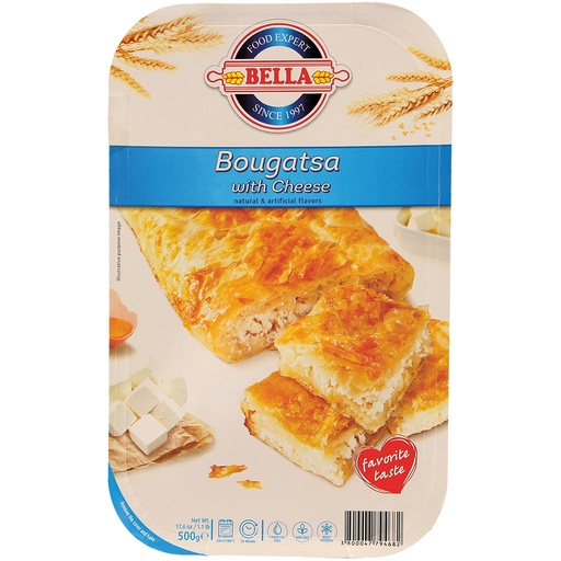 [02682] "Bougatsa" Filodeeggebak met vulling van kaas, diepgevroren
