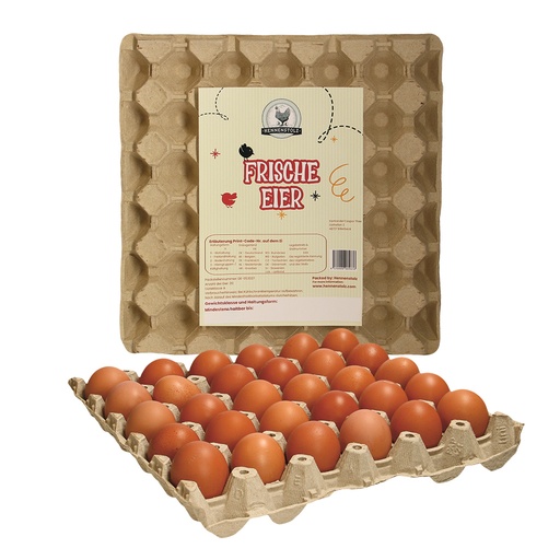 [19949] Verse eieren uit verrijkte kooihouderij, 30 stuks, kwaliteit